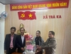 Hội Nông dân tỉnh thăm, chúc tết và tặng quà hội viên nông dân  tại đơn vị kết nghĩa xã Trà Ka, huyện Bắc Trà My