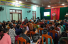 Quang cảnh Hội nghị triển khai chương Phân bón trả chậm tại xã Trà Giang