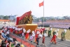 Hơn 12.000 người tham dự lễ tổng duyệt lễ diễu binh, diễu hành tại sân vận động tỉnh Điện Biên, sáng 5/5.