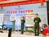 Đội Tuyên truyền văn hóa Bộ đội Biên phòng tỉnh biễu diễn Kịch thông tin