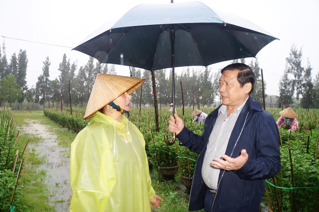 Chủ tịch Lại Xuân Môn thăm mô hình trang trại của nông dân ở Quảng Nam