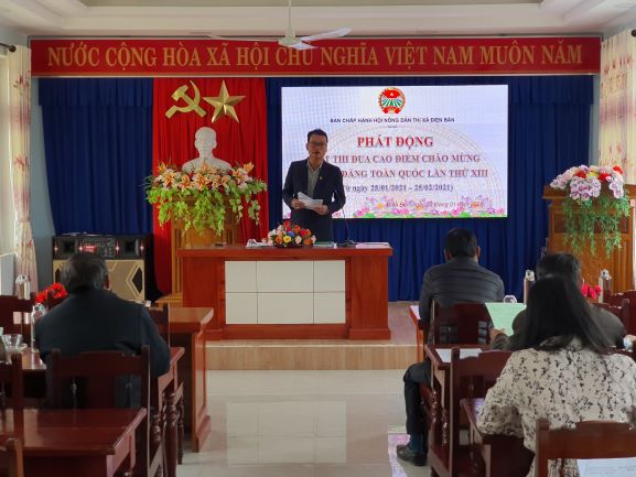 HND Điện Bàn (Quảng Nam), Phát động đợt thi đua đặc biệt mừng  Đại hội Đảng toàn quốc lần thứ XIII, mừng Xuân Tân Sửu năm 2021