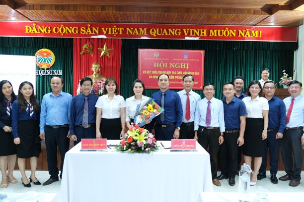 Ký kết Thỏa thuận hợp tác giữa Hội Nông dân tỉnh và Công ty Bảo hiểm PVI Quảng Nam