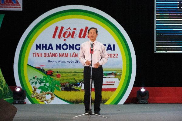 Đ/c Nguyễn Văn Thận - PCT Hội Nông dân tỉnh phát biểu bế mạc Hội thi