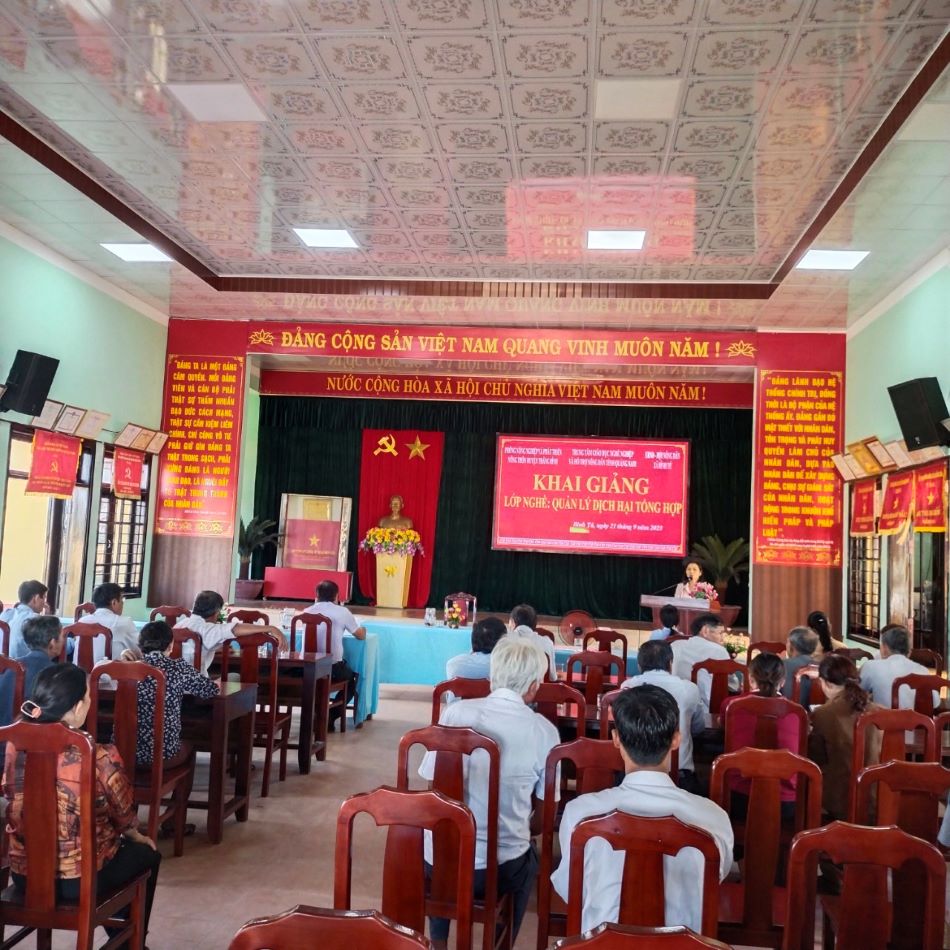 Hội Nông dân huyện Thăng Bình phối hợp tổ chức 9 lớp đào tạo nghề cho lao động nông thôn năm 2023