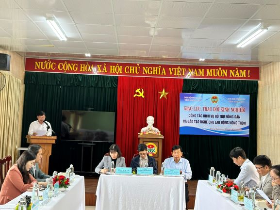 Quang cảnh buổi giao lưu giữa HND tỉnh Quảng Nam và Bình Định