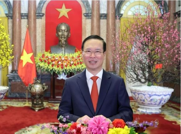 Chủ tịch nước Võ Văn Thưởng chúc tết Giáp Thìn 2024